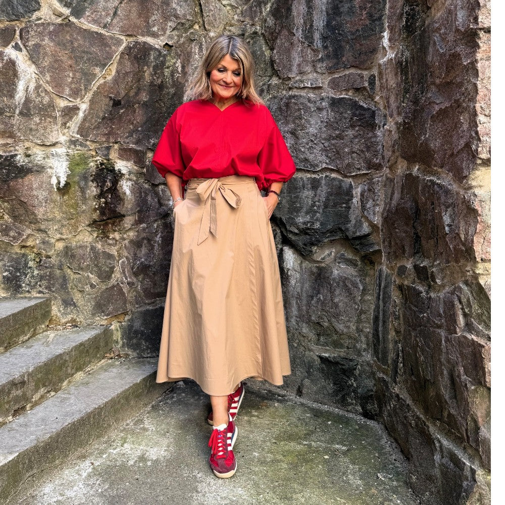 Kjol Ingegerd Mörk Khakigrön