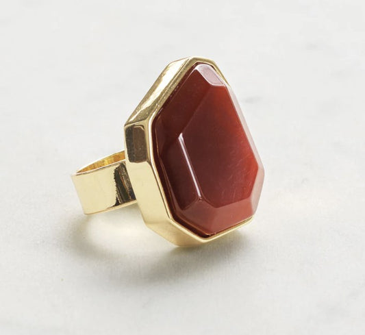 Ring Lite Statement Brown