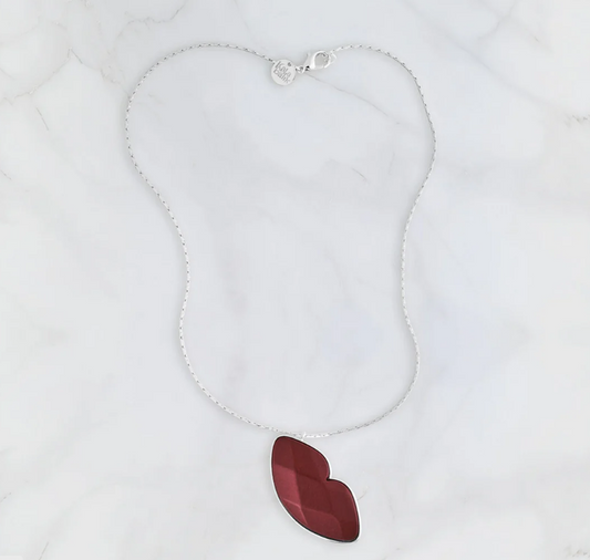 Halsband Lite Kiss Silver