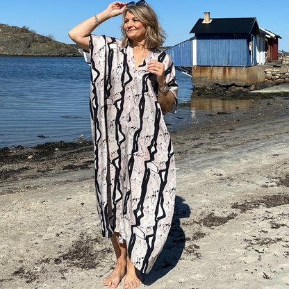 Kaftan Dagny olika färgsättningar - 50something