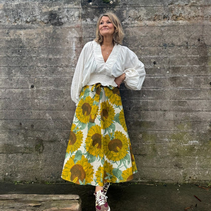 Emilia kjol i Lisa Bengtssons tyg Sunday