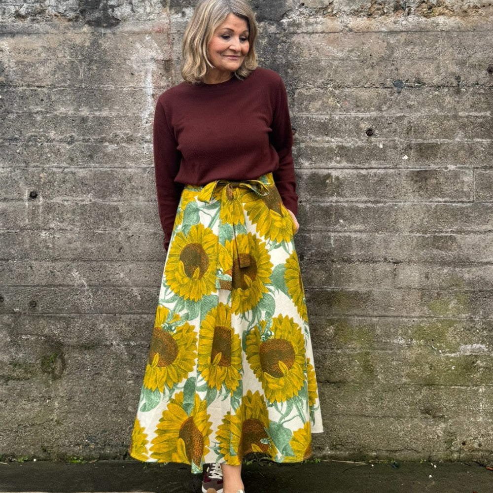 Emilia kjol i Lisa Bengtssons tyg Sunday