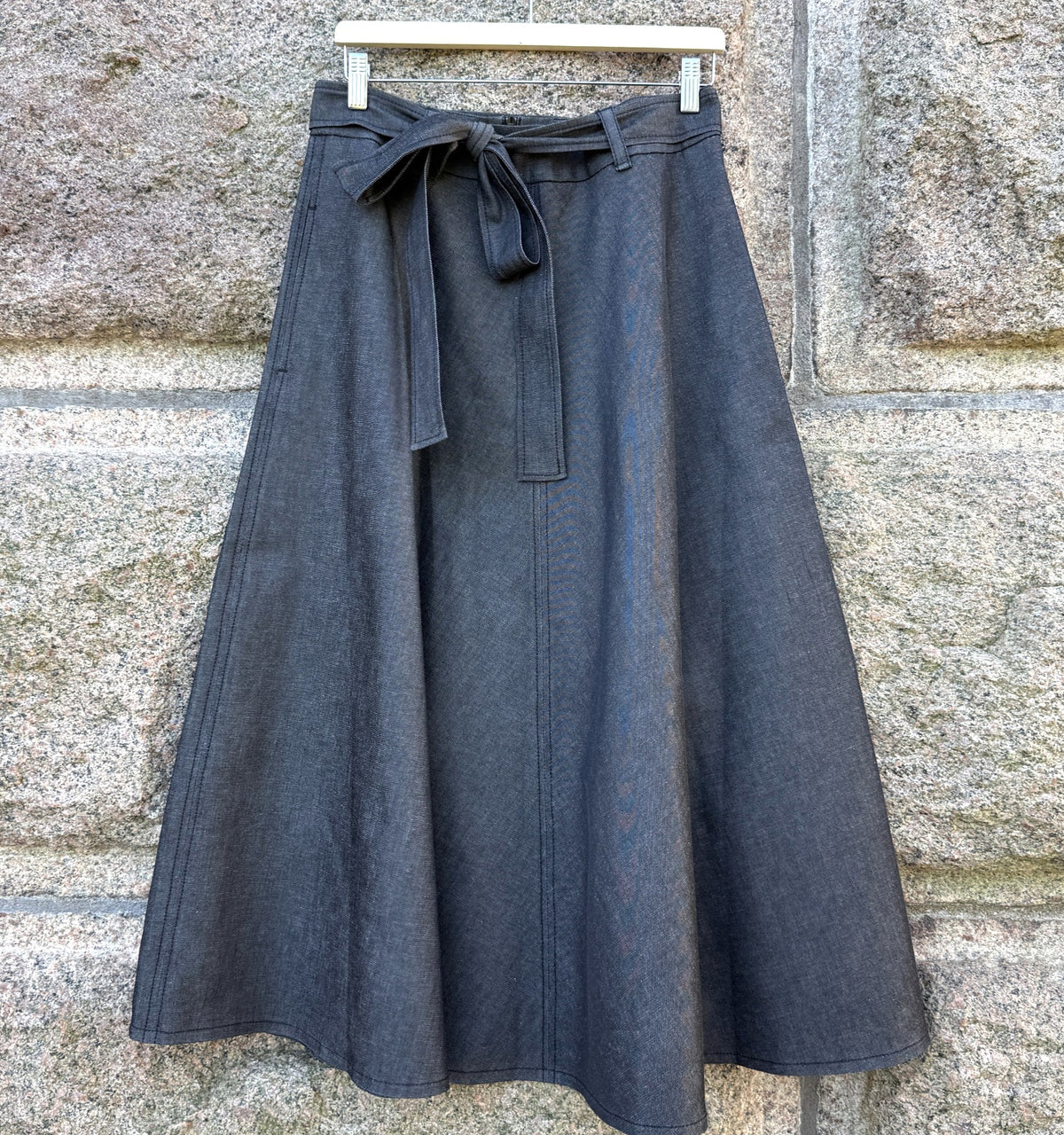 Tie blouse Birgitta Black/White