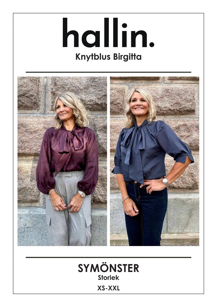 Tie blouse Birgitta