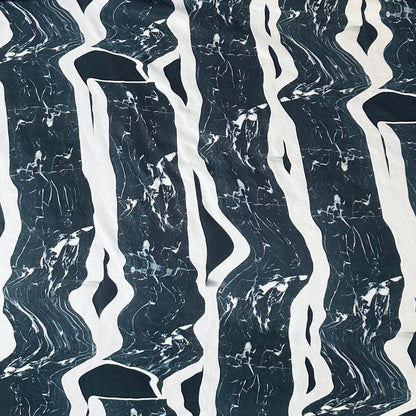 Kaftan Dagny Vit & Svart "Vågor" - 50something